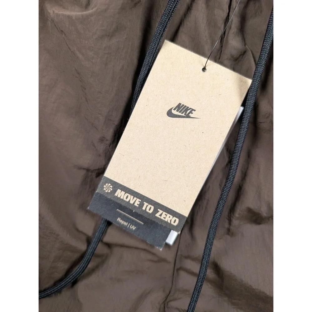 Nike Tech Mens Woven Taper Leg Pants sz Small‎ Brown Performance NWT